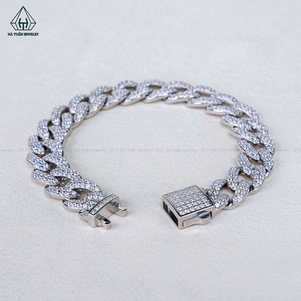  B053 11mm Lắc tay Cuban 