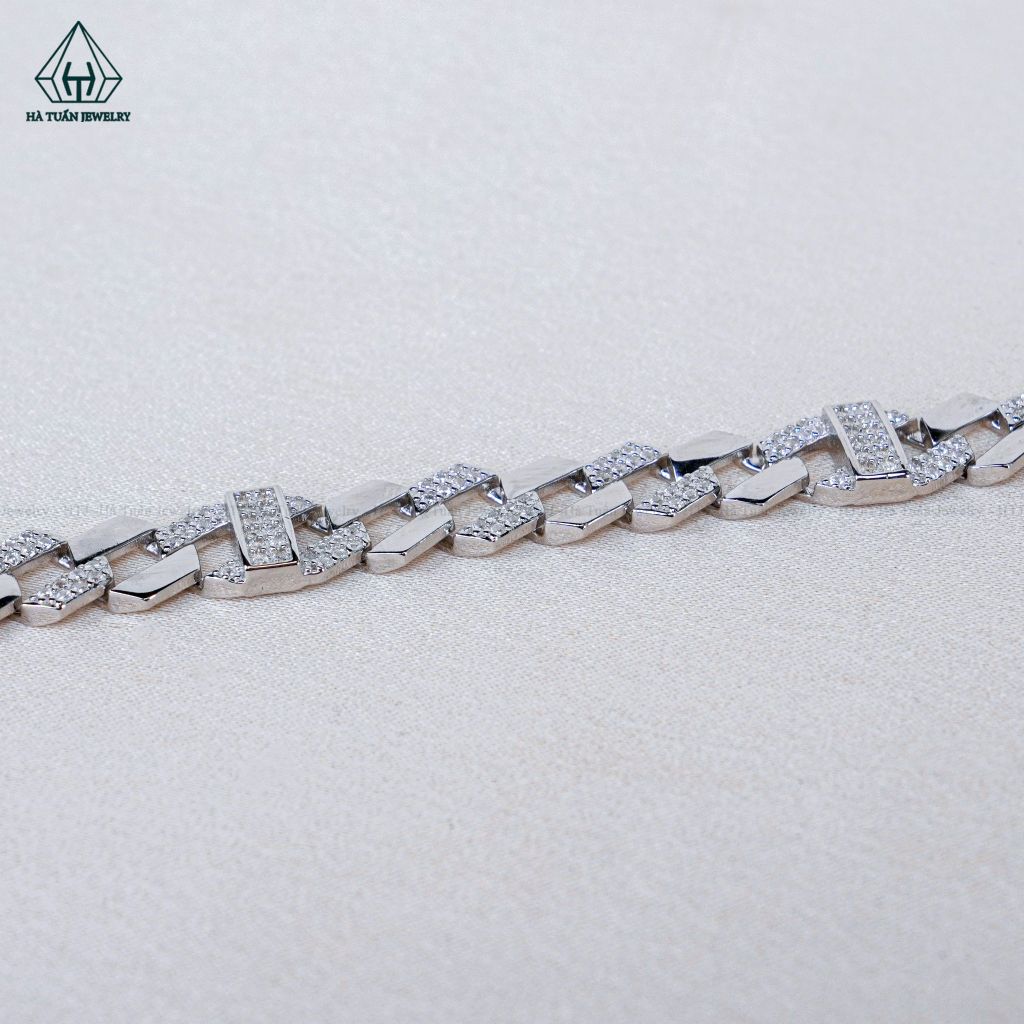B054 8mm Lắc tay Cuban