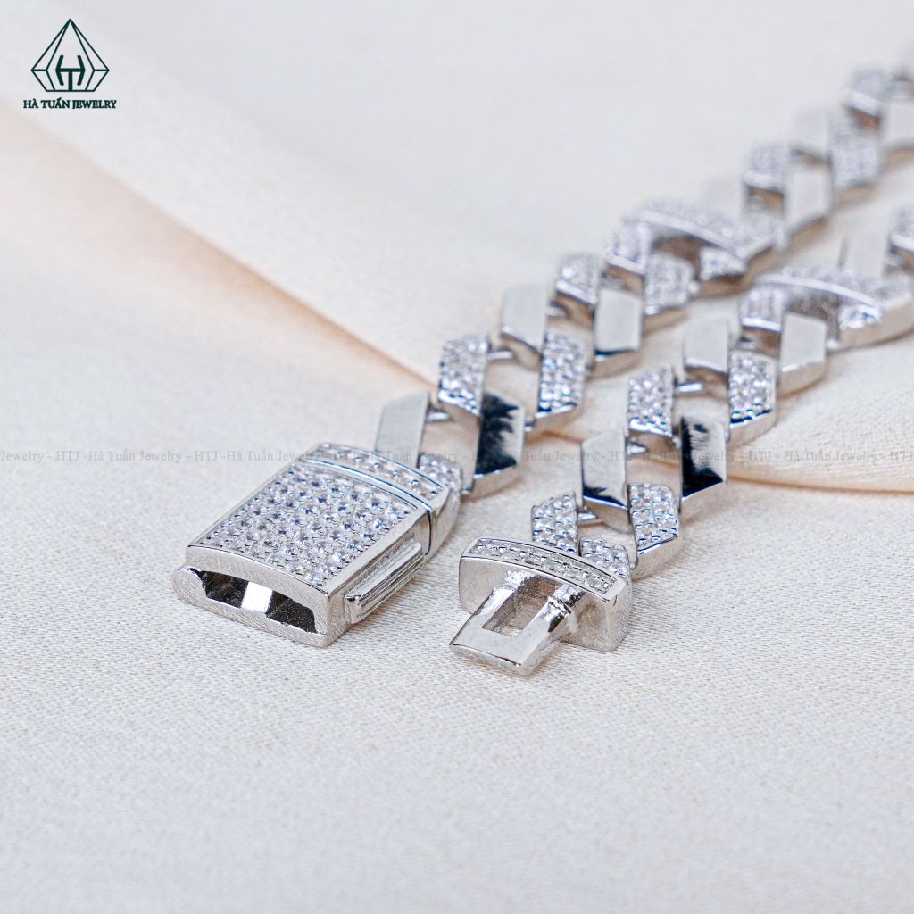 B054 8mm Lắc tay Cuban