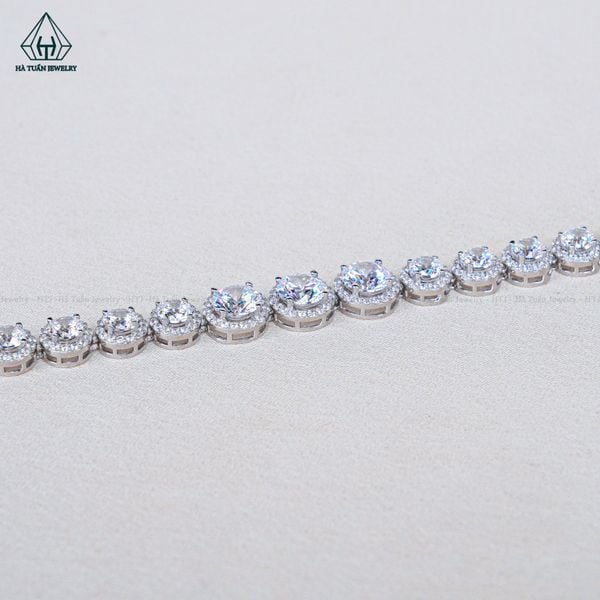  B059 Lắc tay halo tròn 4.5mm~6.5mm 
