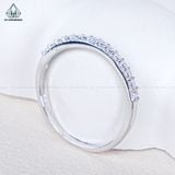  R989 1.2mm Nhẫn nữ full cz nửa hàng 
