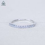  R989 1.2mm Nhẫn nữ full cz nửa hàng 