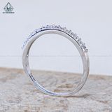  R989 1.2mm Nhẫn nữ full cz nửa hàng 