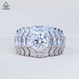  RMX184 8mm Nhẫn nam baguette (Không Giấy) 