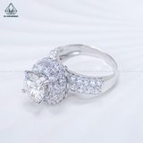  RX605 8mm Nhẫn nữ tròn 