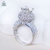  RX605 8mm Nhẫn nữ tròn 