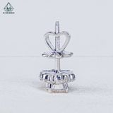  EX051 FULL MOIS 5mm Bông tai 6 cánh chữ v 