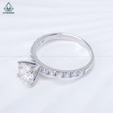  RX606 6.5mm Nhẫn nữ 4 chấu 