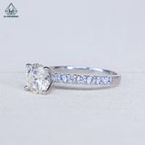  RX606 6.5mm Nhẫn nữ 4 chấu 