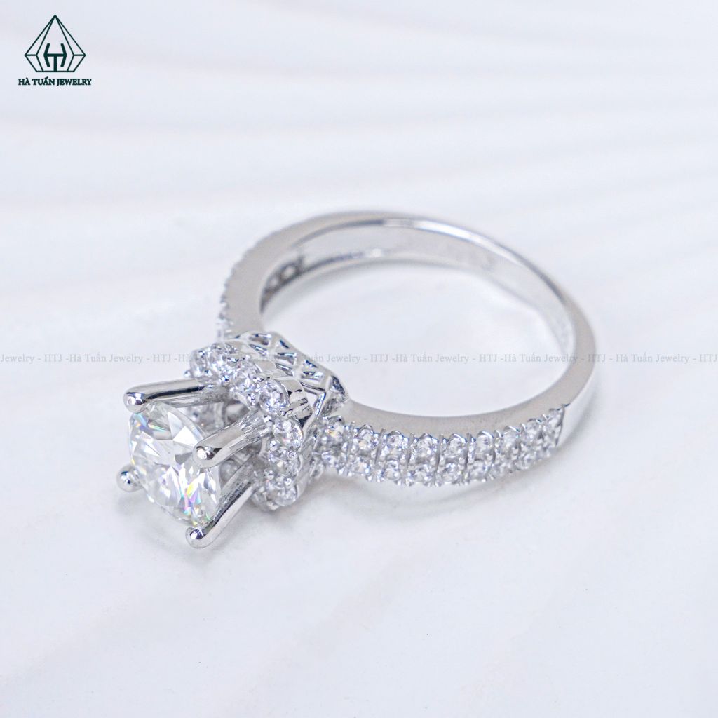 RX607 6.5mm Nhẫn nữ vuông