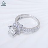  RX607 6.5mm Nhẫn nữ vuông 