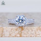  RX607 6.5mm Nhẫn nữ vuông 