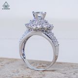  RX608 6mm Nhẫn nữ vuông 