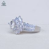  RX608 6mm Nhẫn nữ vuông 