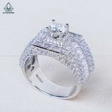  RMX183 6.5mm Nhẫn nam vuông baguette 