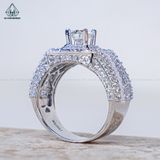  RMX183 6.5mm Nhẫn nam vuông baguette 