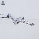  P423 Mặt dây chuyền thánh giá móc máy 