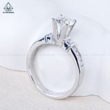  RX609 6mm Nhẫn nữ Baguette 