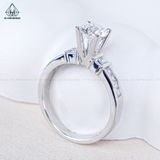  RX609 FULL MOIS Baguette 6mm Nhẫn nữ 