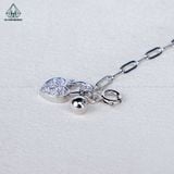  A450 Lắc chân xích khoá trái tim 