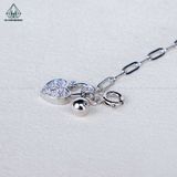  A450 Lắc chân xích khoá trái tim 