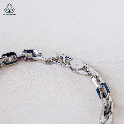 B090 6mm Lắc tay xích chữ nhật