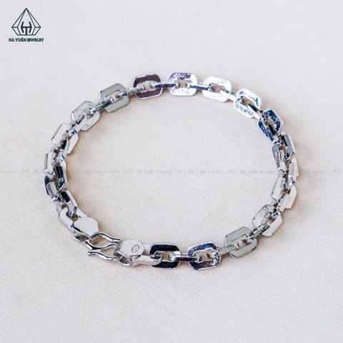 B090 6mm Lắc tay xích chữ nhật