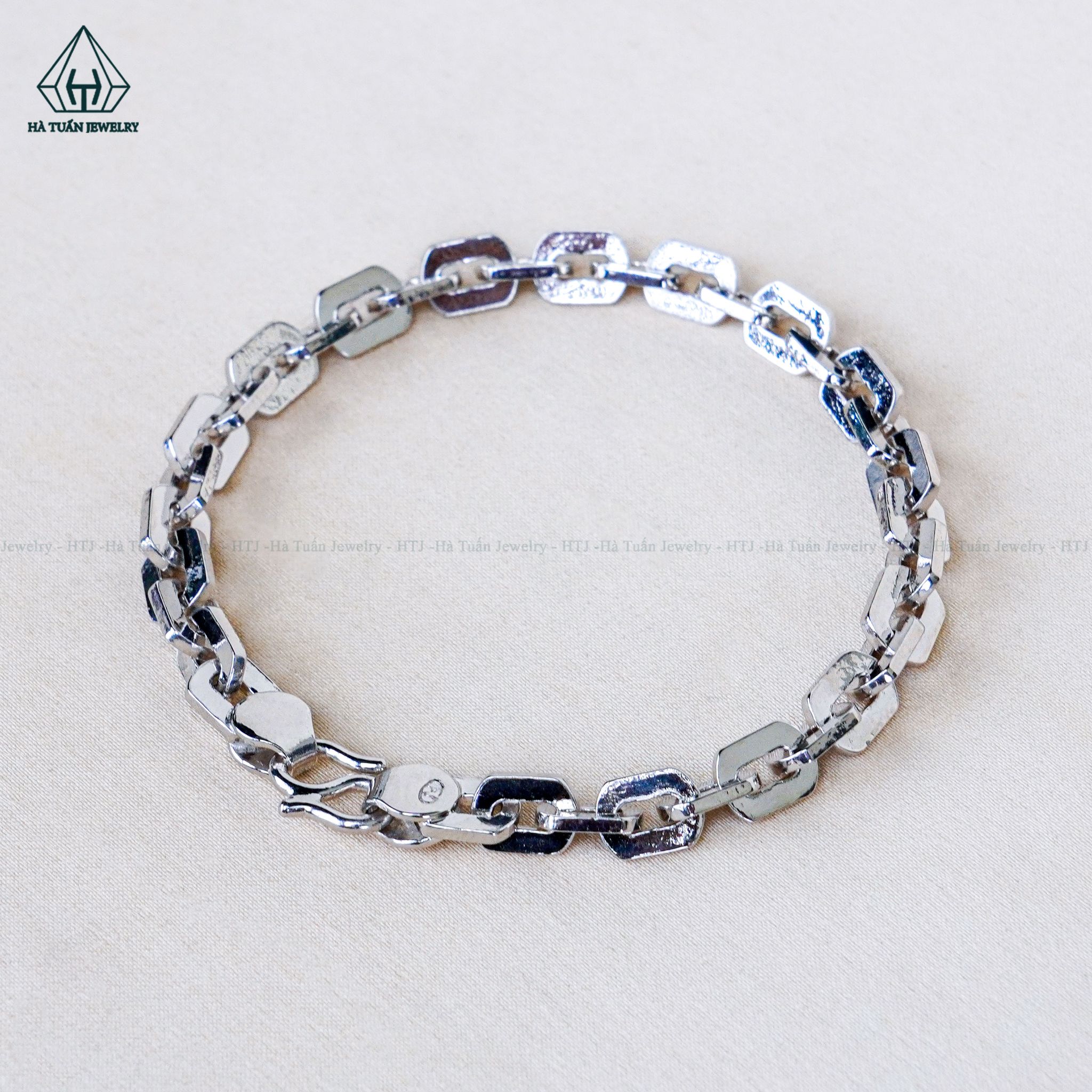  B090 6mm Lắc tay xích chữ nhật 