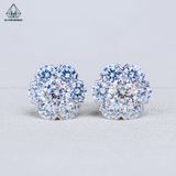  EX503 Bông tai chủ MOIS 5mm (không mã cạnh) viền v 