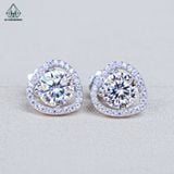  EX504 Bông tai trái tim chủ MOIS 6.5mm (không mã cạnh) 