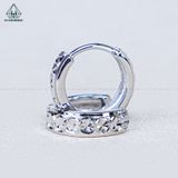  E110 Bông tai khoen móc máy giữa 