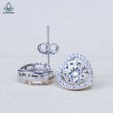  EX504 Bông tai trái tim chủ MOIS 6.5mm (không mã cạnh) 