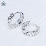  E110 Bông tai khoen móc máy giữa 