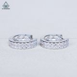  EX507 Bông tai khoen FULL MOIS 2 viền 