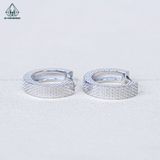  E109 Bông tai khoen vảy cá 