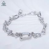  B064 Lắc tay xích chữ U 