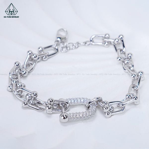  B064 Lắc tay xích chữ U 