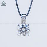  PX266 8mm Mặt dây chuyền 4 chấu 