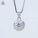  PX293 FULL MOIS 5mm Mặt dây chuyền hoa 