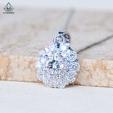  PX293 FULL MOIS 5mm Mặt dây chuyền hoa 