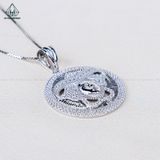  P425 Mặt dây chuyền versace đá 