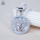  P425 Mặt dây chuyền versace đá 