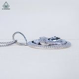  P425 Mặt dây chuyền versace đá 