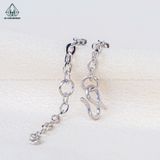  A460 Lắc chân hoa đá 4 cánh 