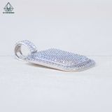  P428 Mặt dây chuyền vuông full đá 