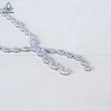  N696 Dây mặt liền FULL đá cz giọt nước 