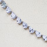  N698 Dây mặt liền FULL đá cz pear 