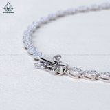  N696 Dây mặt liền FULL đá cz giọt nước 