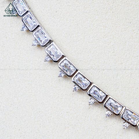N701 Dây mặt liền FULL đá cz