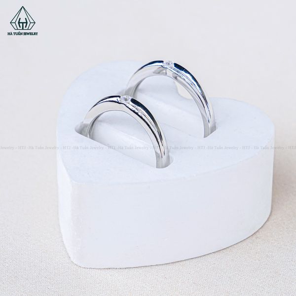  CR174 Nhẫn đôi trơn 
